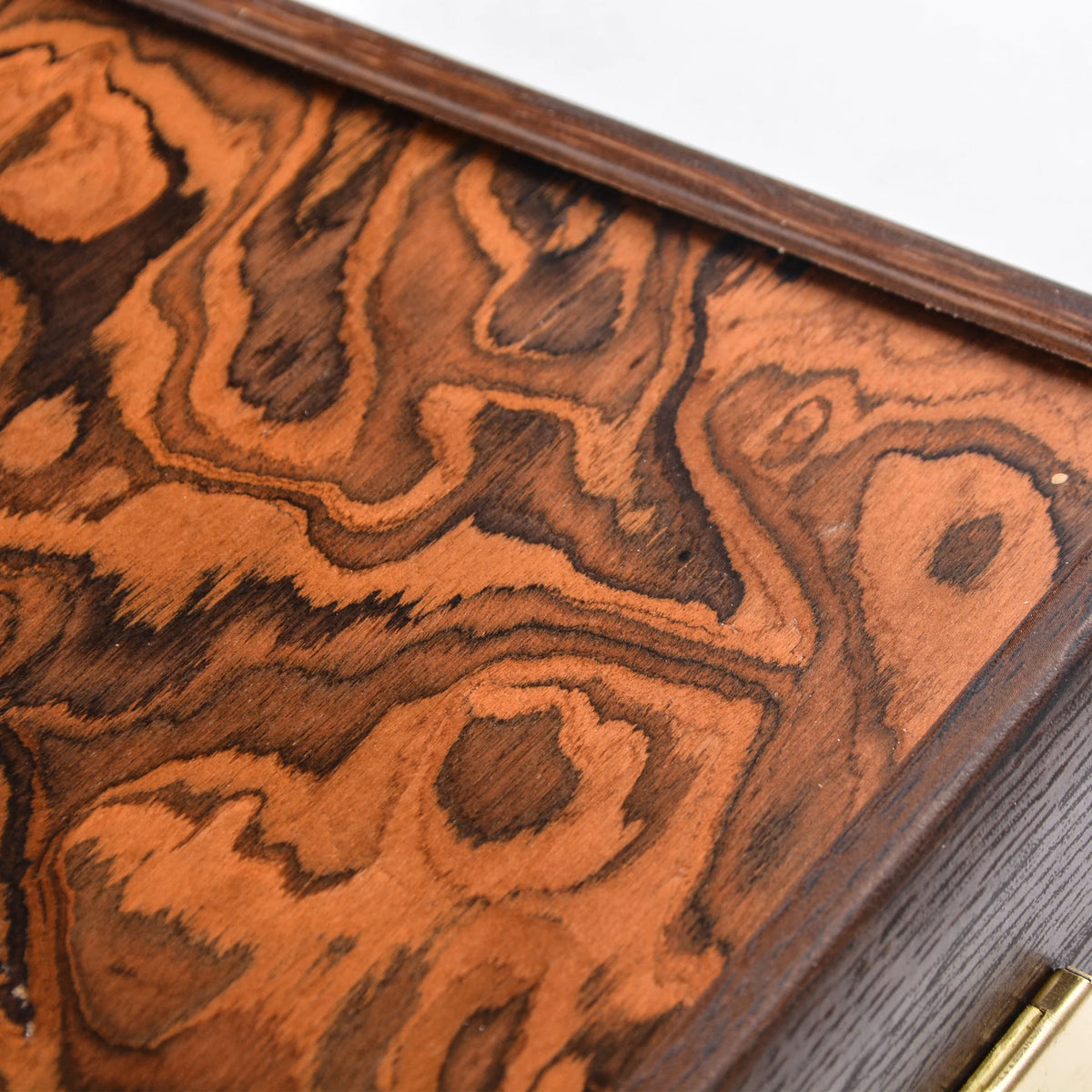Luxury Manopoulos Backgammon Set California Walnut Burl 48x30