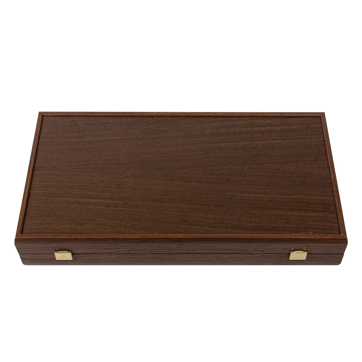 Medium Manopoulos Backgammon Set Wenge Walnut Burl Oak 38x20