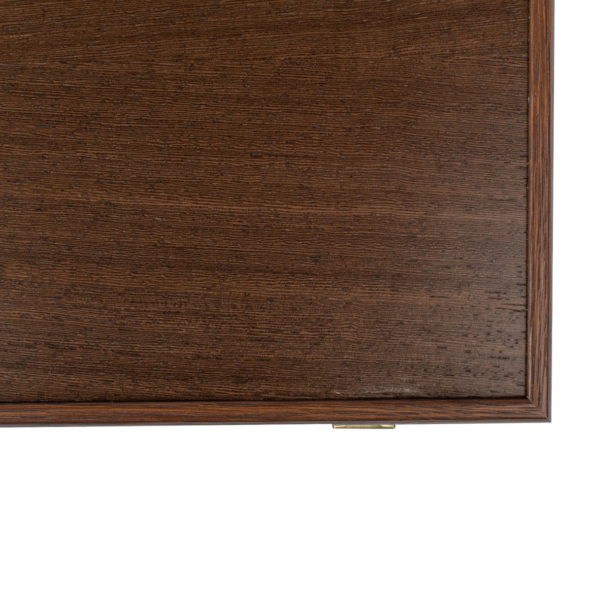 Compact Manopoulos Backgammon Set Wenge Walnut Burl Oak 30x17