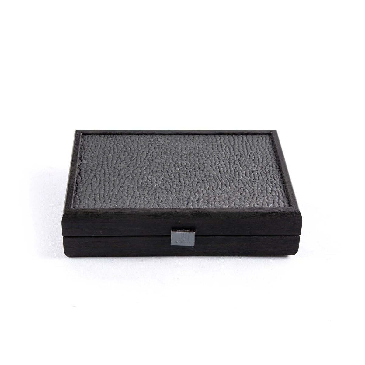 Luxury Manopoulos Playing Card Set Dark Grey Case 24x17 cm