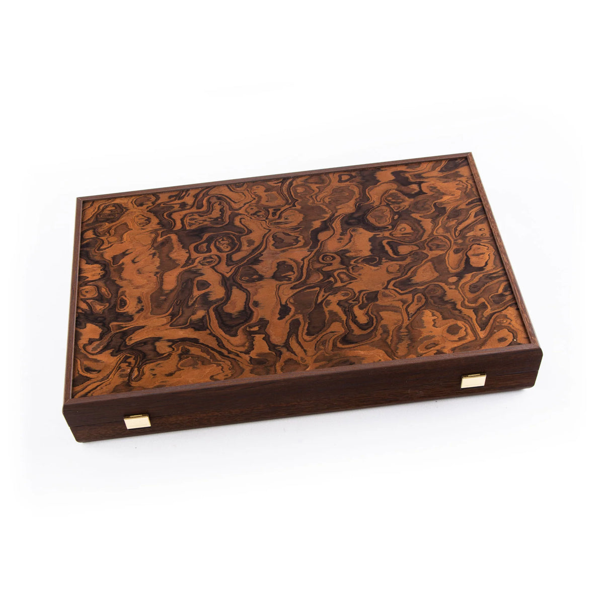 Luxury Manopoulos Backgammon Set California Walnut Burl 48x30
